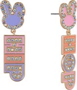 Hallmark Easter Hip Hop Bunny Earrings