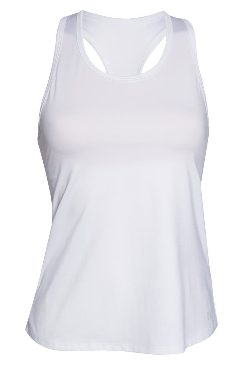 Race Day Tennis Tank, Alternate, color, BRIGHT WHITE