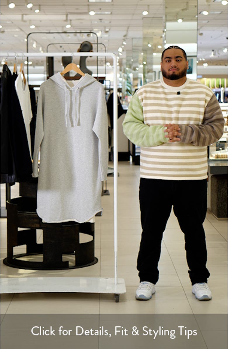 Mini James Hooded Sweater Dress, sales video thumbnail