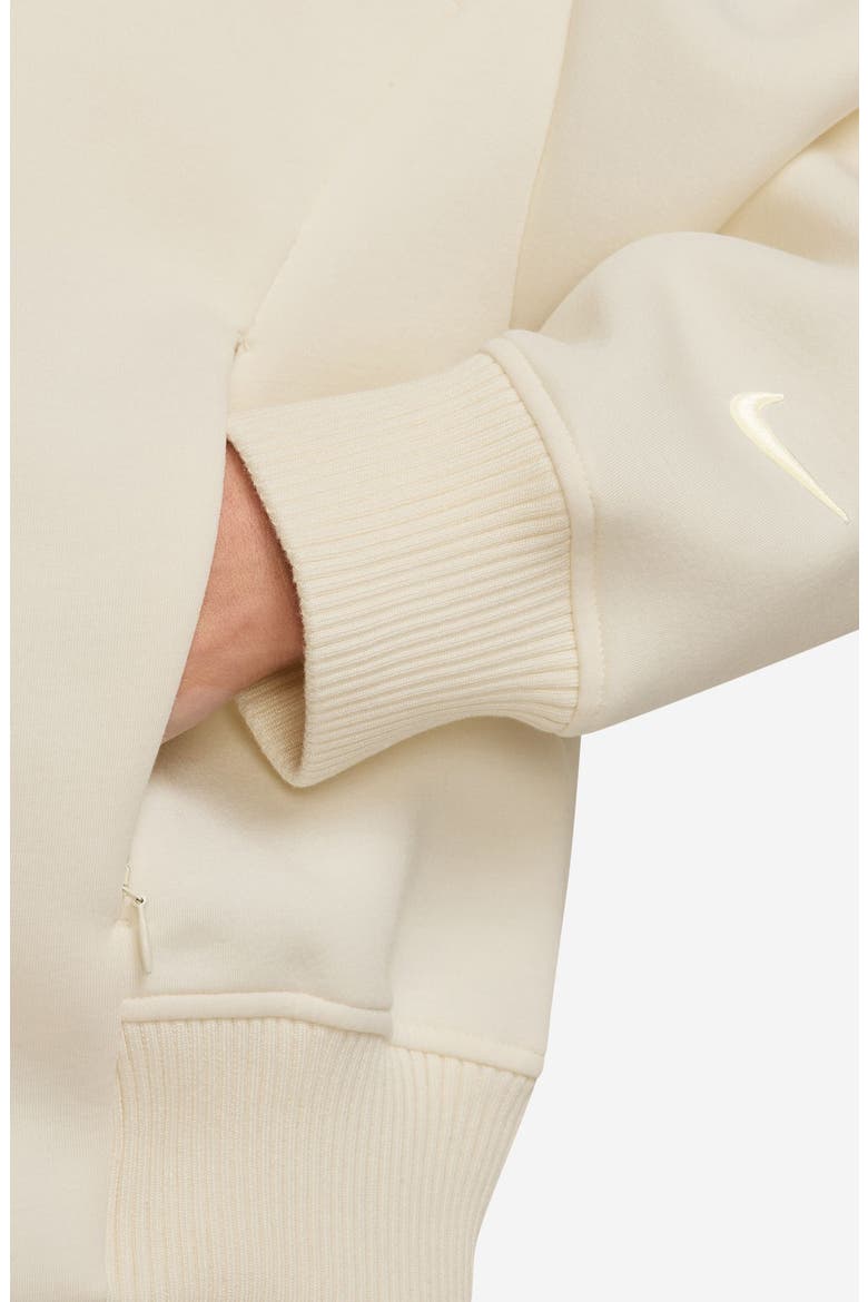 Sportswear Destroyer Bomber Jacket, Alternate, color, PALE IVORY/ SAIL