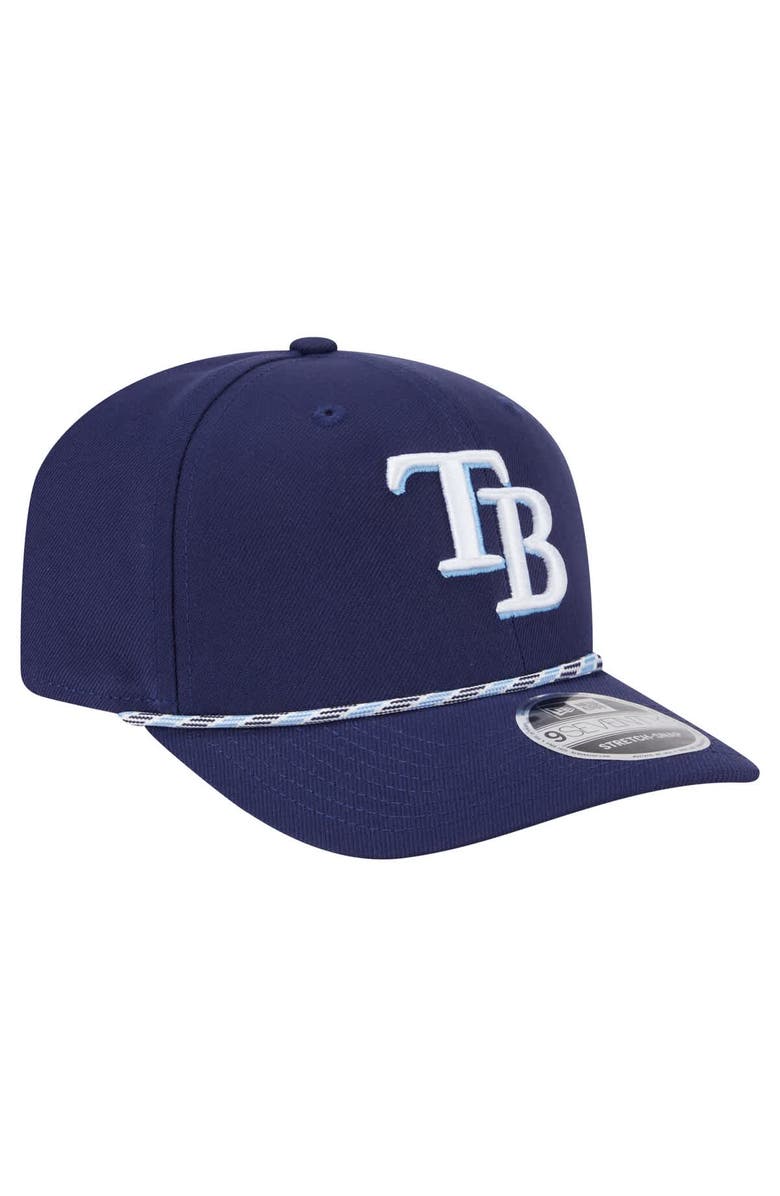 New Era Men's New Era Navy Tampa Bay Rays Multi-Rope 9SEVENTY Stretch-Snap Hat, Alternate, color, Navy