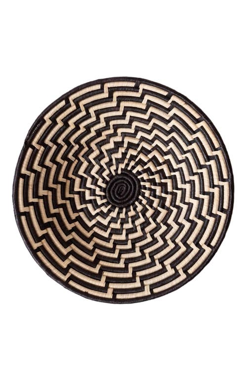 Maadili Collective Greek Step Basket in Beige, Black  product