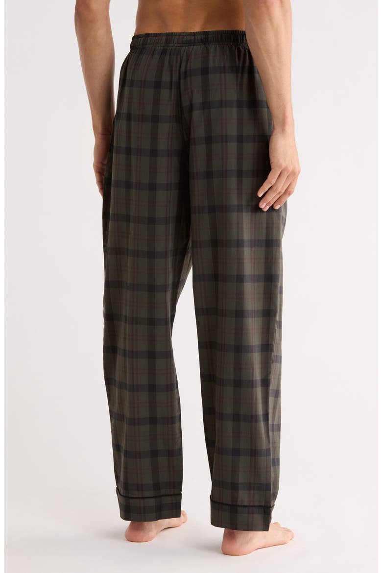 Plaid Pajama Pants, Alternate, color, BEETLE