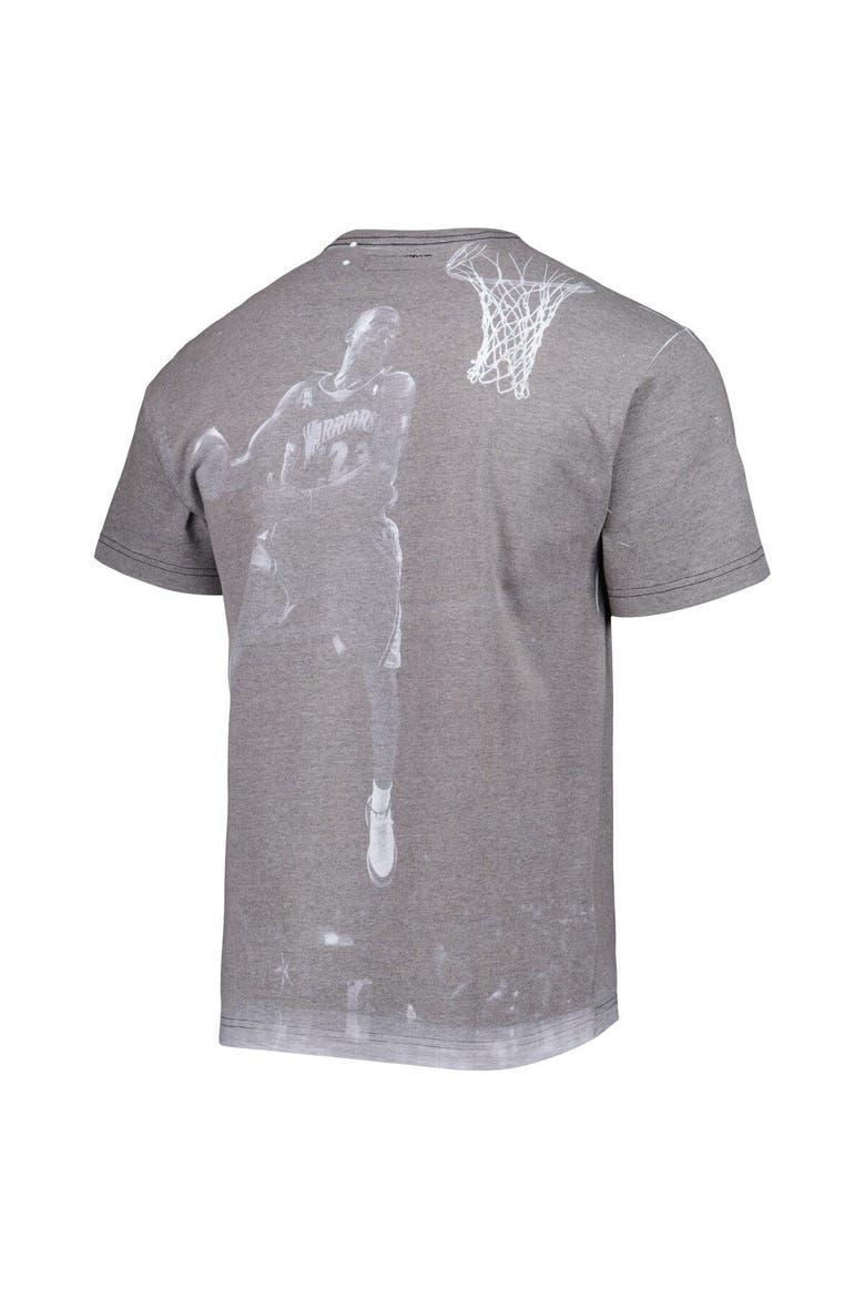 Men's Mitchell & Ness Jason Richardson Heather Gray Golden State Warriors Above The Rim T-Shirt, Alternate, color, Gray