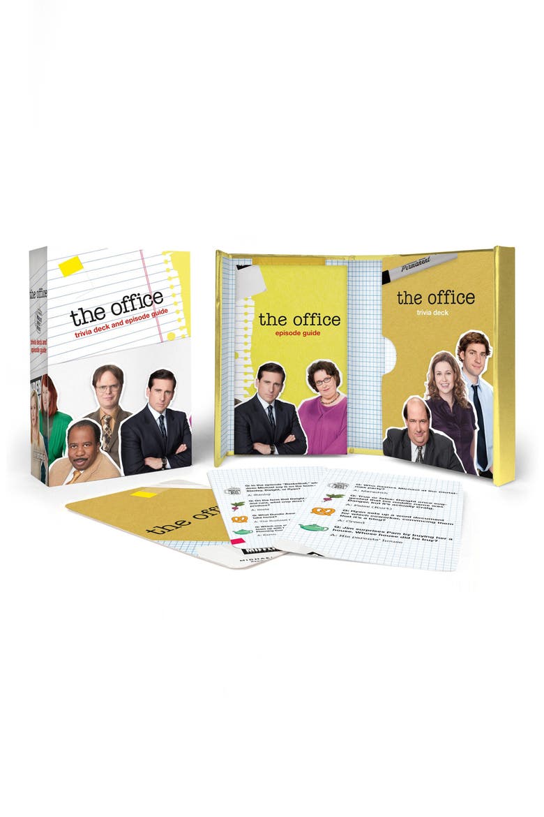 The Office Trivia Deck & Episode Guide Book, Main, color, MULTI