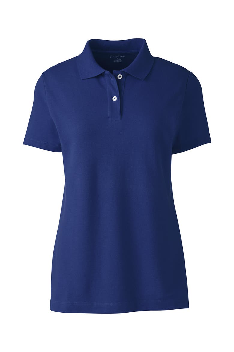 Short Sleeve Basic Mesh Polo Shirt, Alternate, color, Dark Cobalt Blue