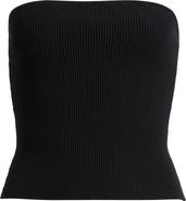 Open Edit Luxe Rib Tube Top