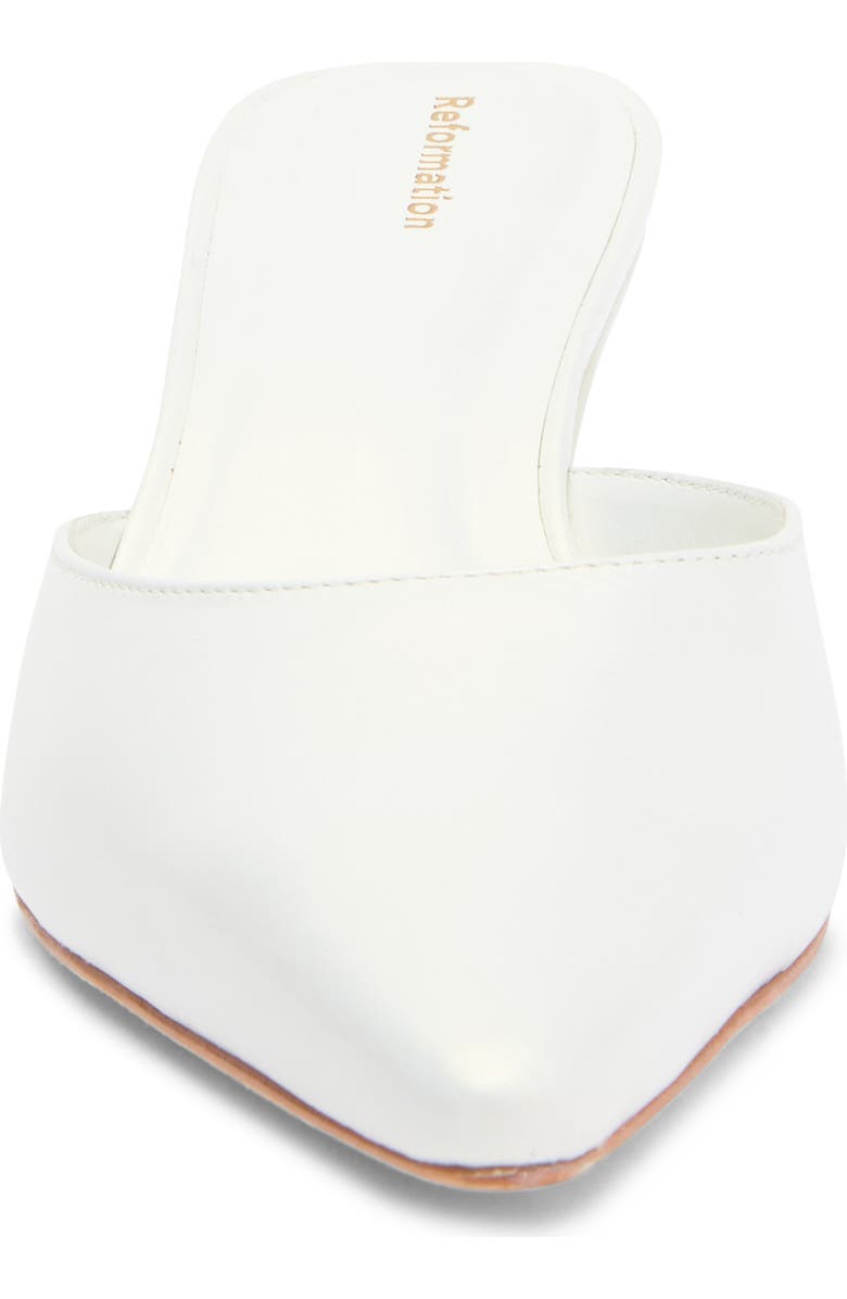 Reformation Wilda Kitten Heel Mule, Alternate, color, Moonstone