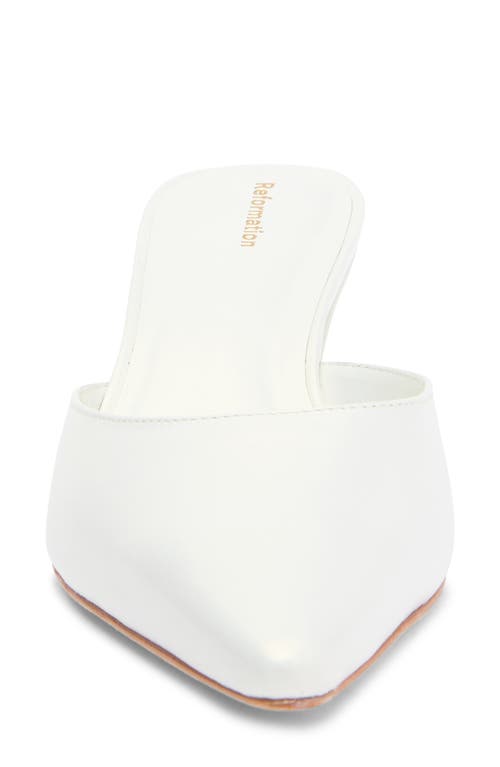 Reformation Wilda Kitten Heel Mule