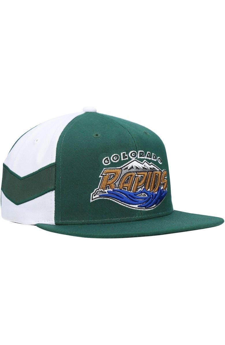 Mitchell & Ness Men's Mitchell & Ness Green Colorado Rapids Historic Logo Since '96 Jersey Hook Snapback Hat, Alternate, color,