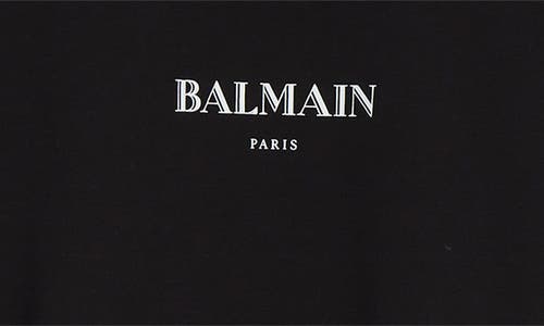 Balmain Logo-print Short-sleeve T-shirt In Black