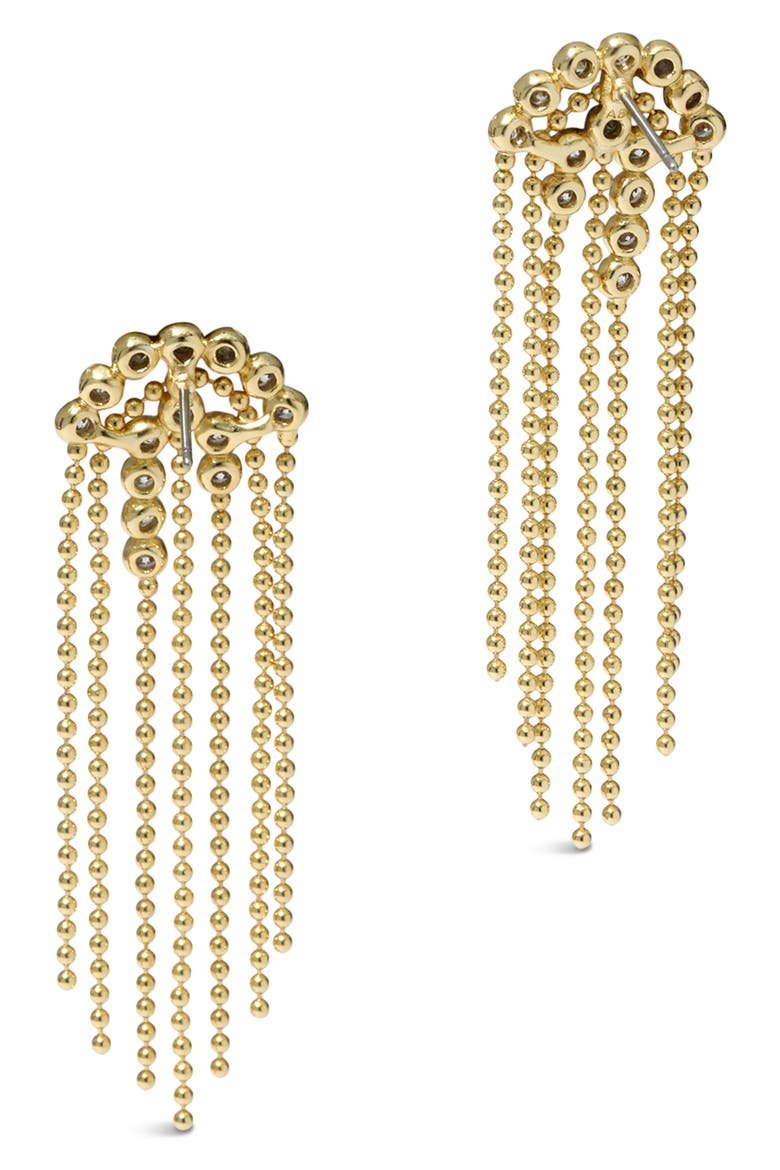Asterales Bubble Fringe Chandelier Earrings, Alternate, color, STONES