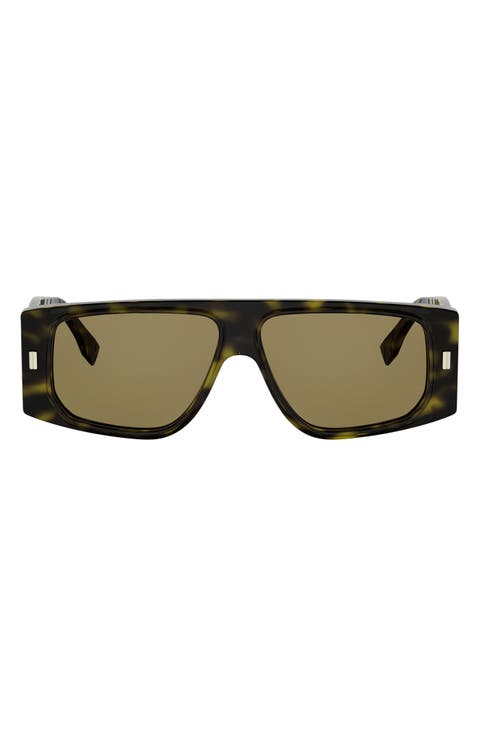 FF Squared 56mm Rectangular Sunglasses