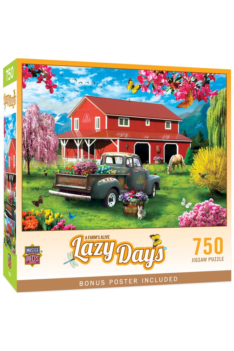 A Farm's Alive 750 Piece Jigsaw Puzzle, Main, color, Multicolor