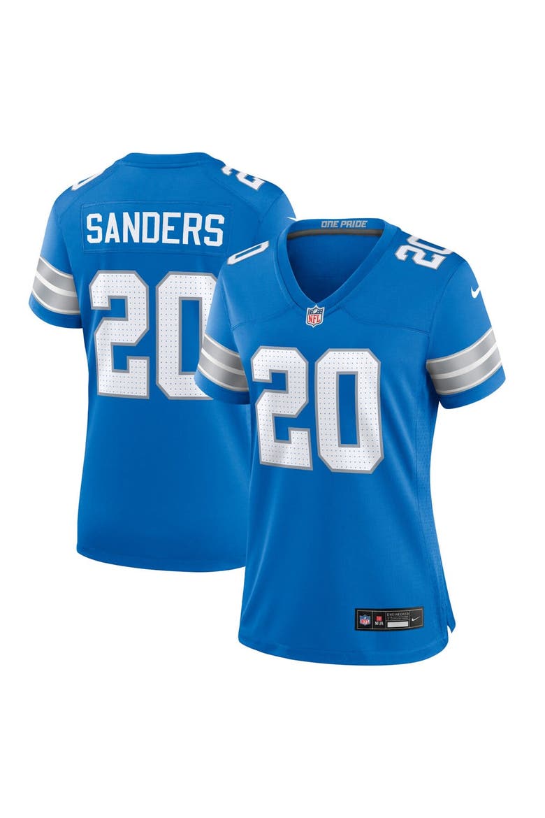 Women's Nike Barry Sanders Blue Detroit Lions Retired Player Game Jersey, Alternate, color, Blue