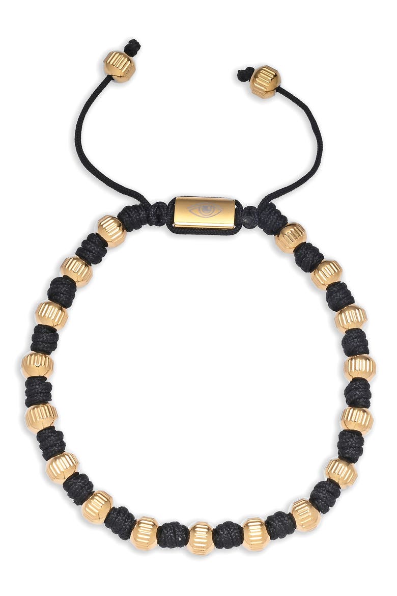 Eli Beaded Slider Bracelet, Main, color, GOLD