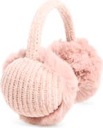 Vince Camuto Chenille & Faux Fur Earmuffs