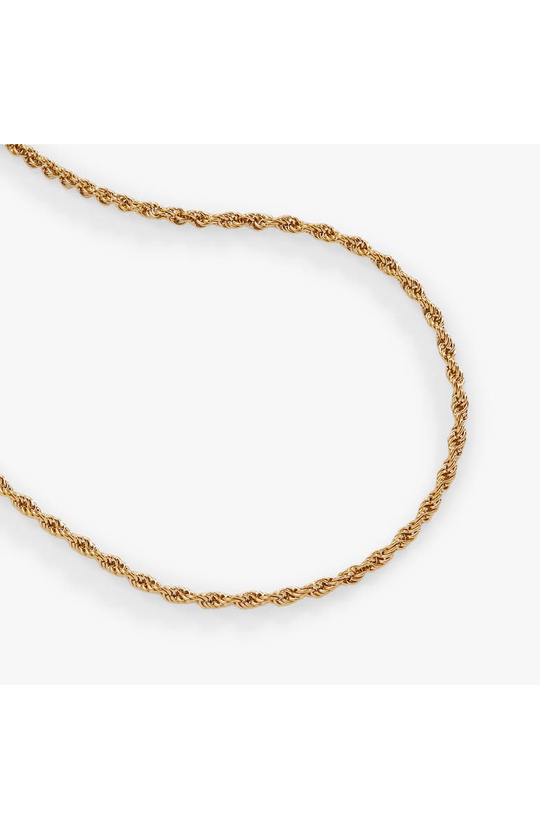 Alex and Ani Mini Rope Chain Anklet, Alternate, color, Gold