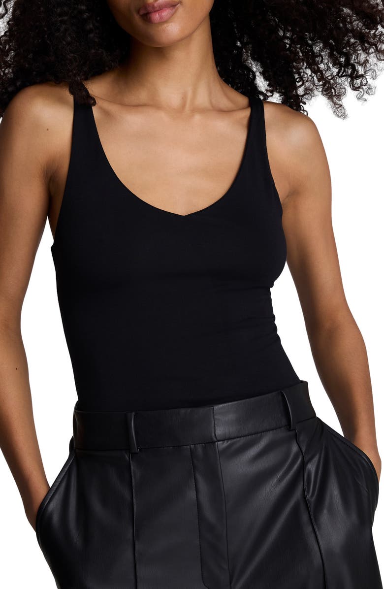 Kenneth Cole V-Neck Knit Tank, Main, color, 