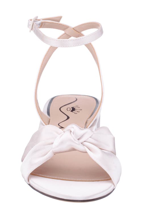 Nina Sulma Ankle Strap Sandal In Ivory