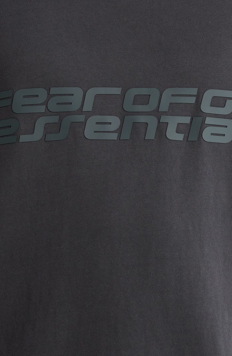 Fear of God Essentials '90s Fit Logo Graphic T-Shirt, Alternate, color, Vintage Black