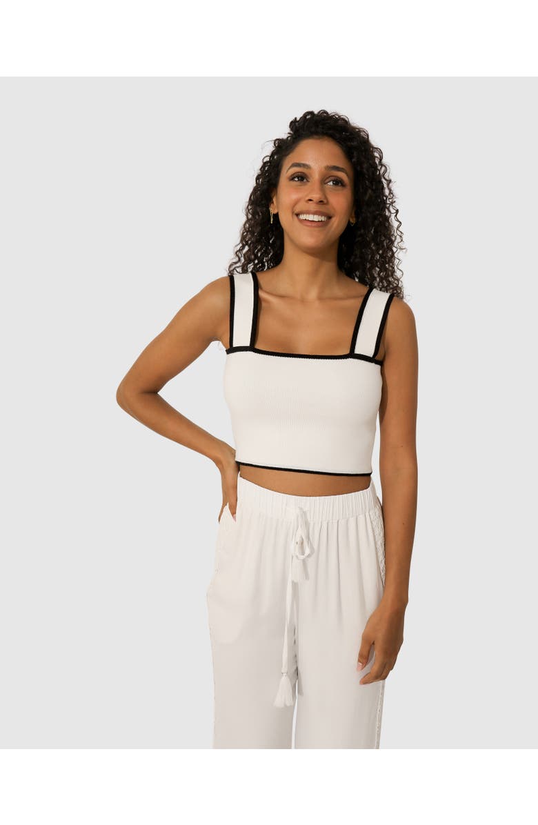 Belle & Bloom Forevermore Knitted Top, Alternate, color, White