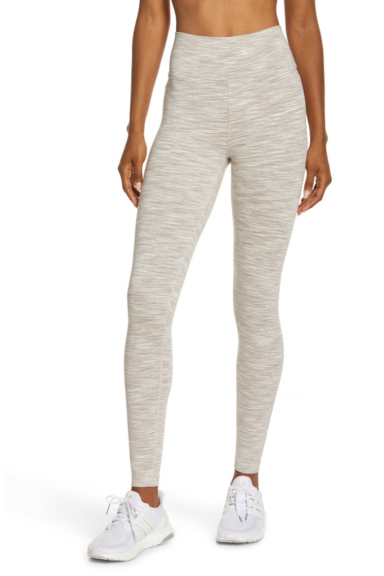 Flow High Waist 7/8 Leggings, Main, color, OATMEAL