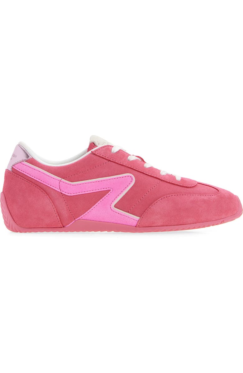 rag & bone Retro Runner Slim Ultra Sneaker, Alternate, color, Hot Pink Suede