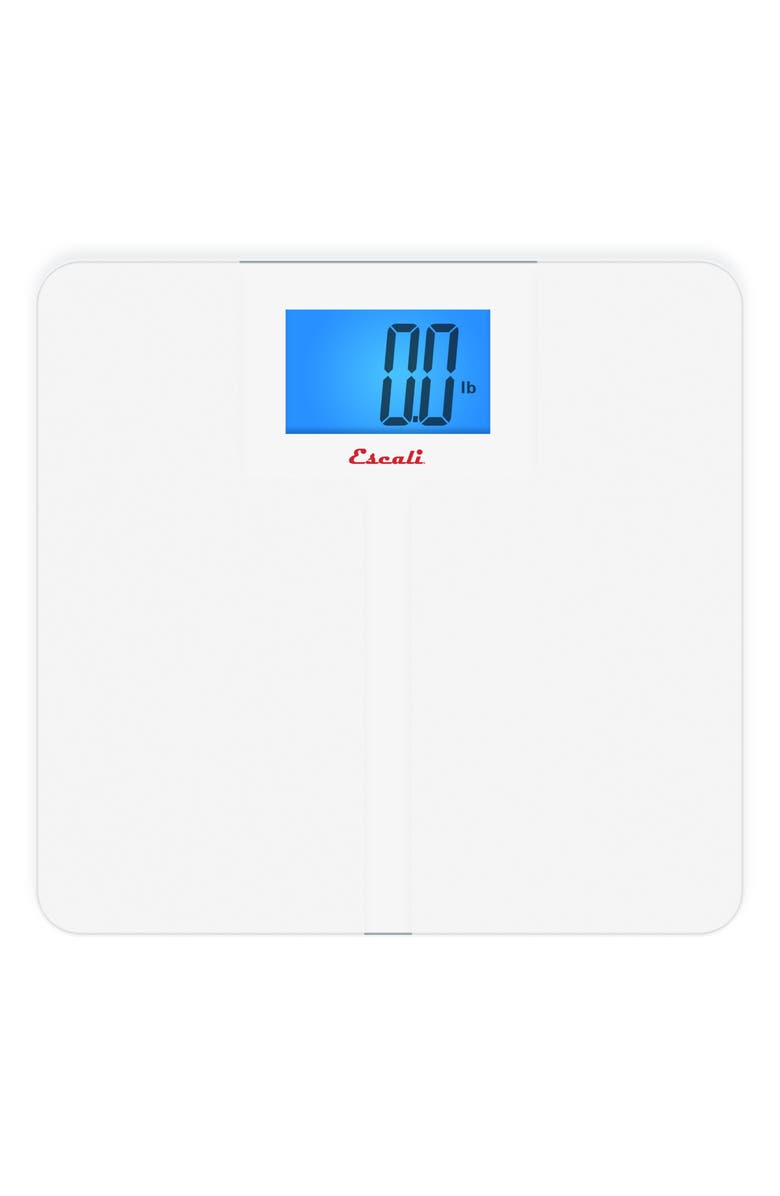 ESCALI High Capacity Anti-Slip Bathroom Scale, Main, color, White