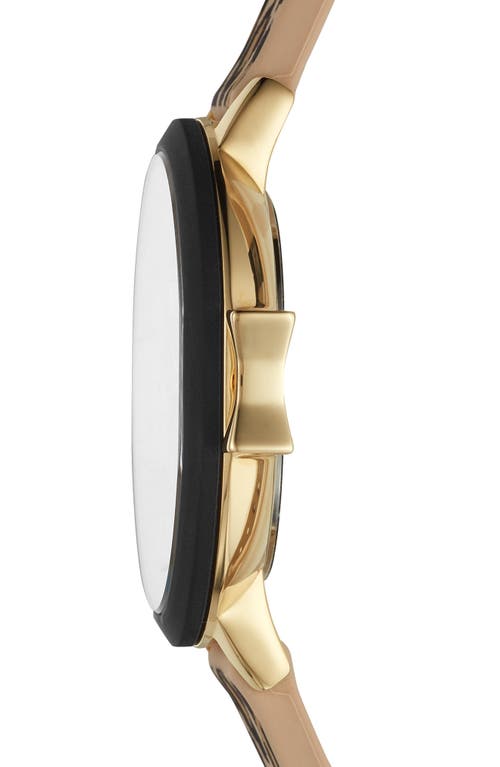 Kate Spade Park Row Quartz Black Dial Ladies Watch Ksw1485 In Leopard/black/gold