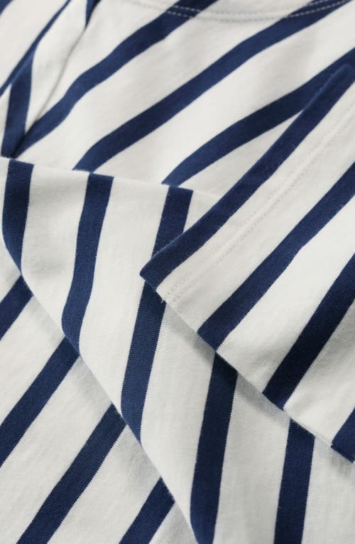 Seasalt Cornwall Sailor Stripe Organic Cotton Top In Multi
