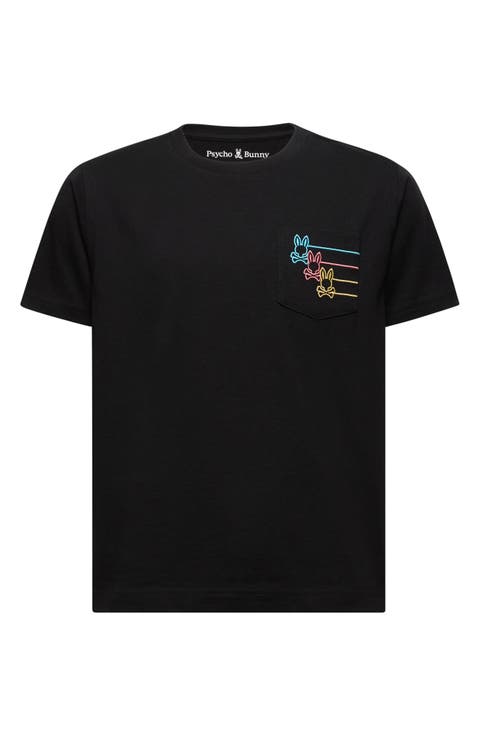 Kids' Andy Embroidered Pocket Cotton T-Shirt (Toddler & Little Kid)