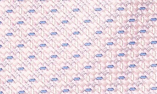 Eton Micropattern Silk Tie In Medium Pink