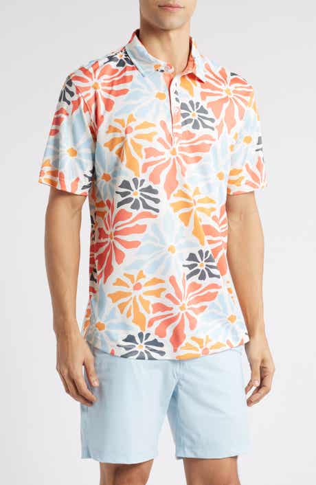 Swannies Donald Floral Golf Polo