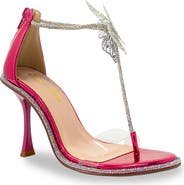 CHASE AND CHLOE Rhinestone Butterfly Sandal