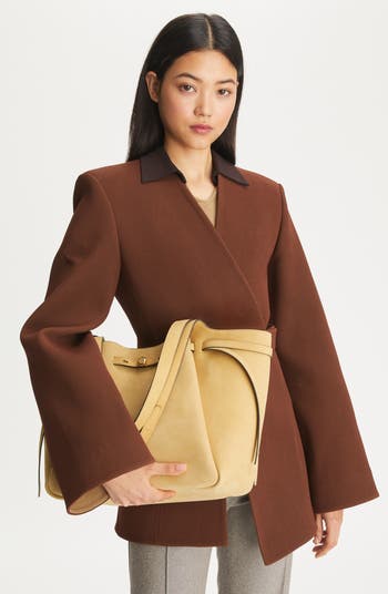 Romy Nubuck Leather Tote