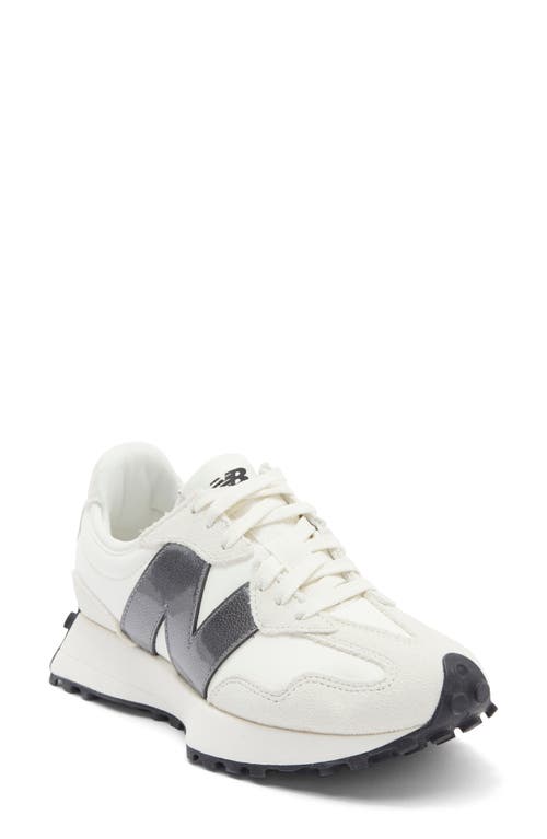 New Balance 327 Patent Sneaker in Sea Salt/Castlerock  product