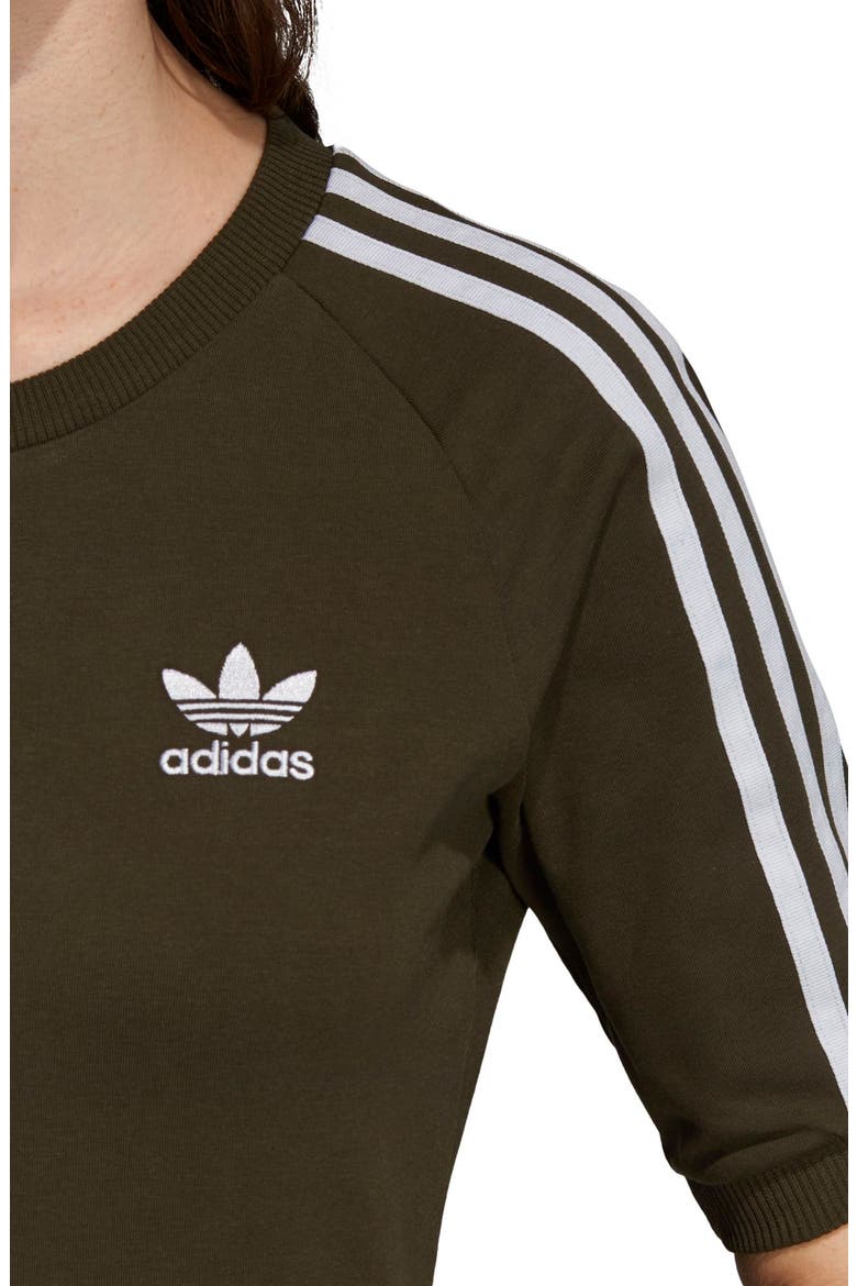 adidas 3-Stripes Dress, Alternate, color, NIGHT CARGO