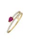 selected 18K Yellow Gold Ruby