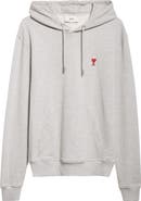AMI PARIS Embroidered Ami De Coeur Cotton Hoodie