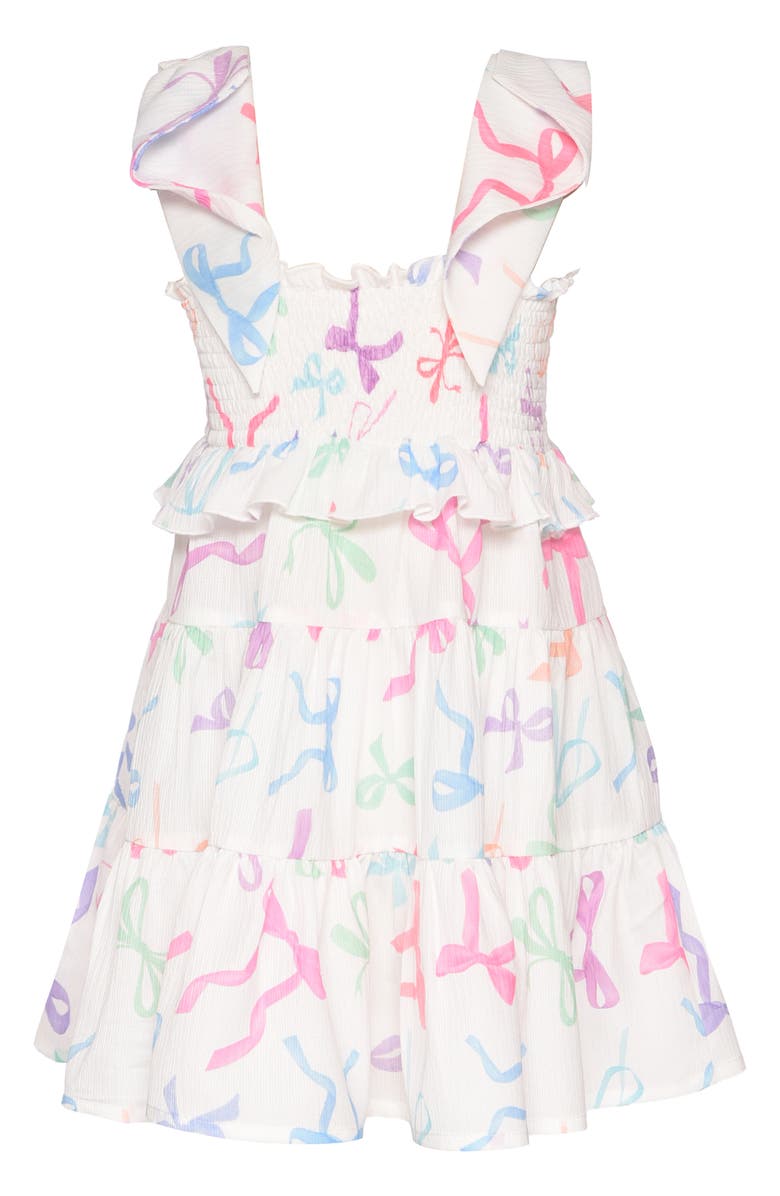 Baby Sara Kids' Bow Print Dress, Alternate, color, 