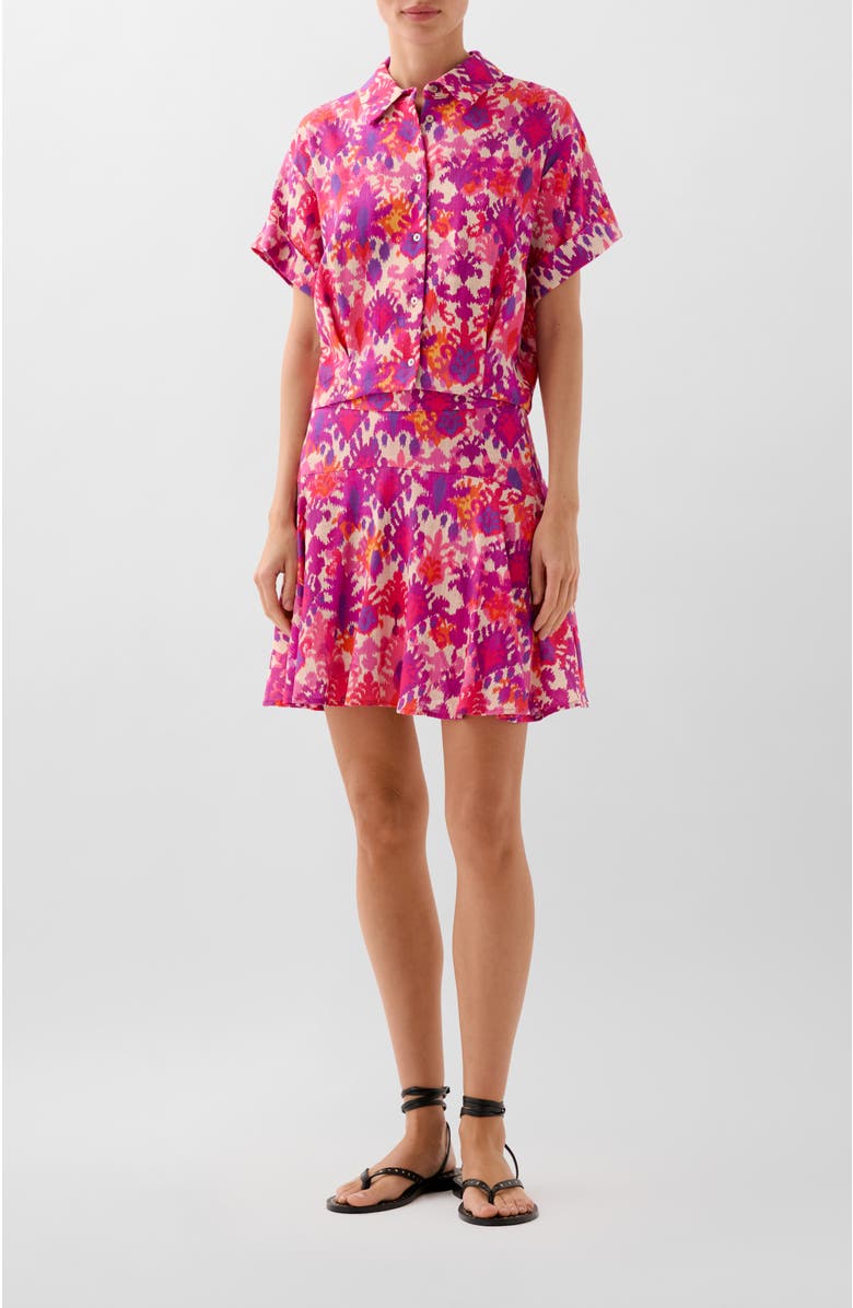 Scalpers Lyd Print Shirt, Alternate, color, Multi-Pink