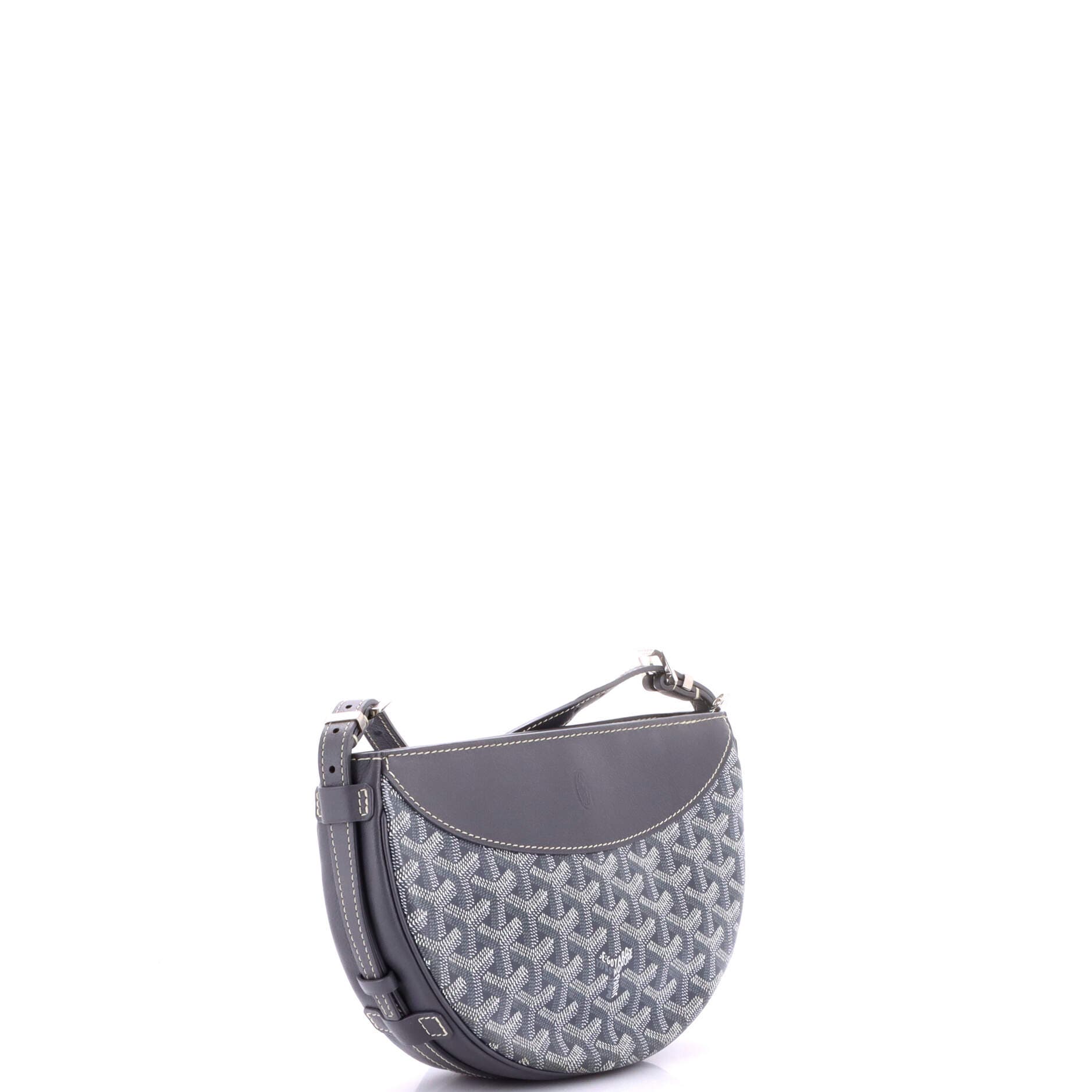 81036096 Hirondelle Shoulder Bag Coated Canvas and Leather, Alternate, color, 