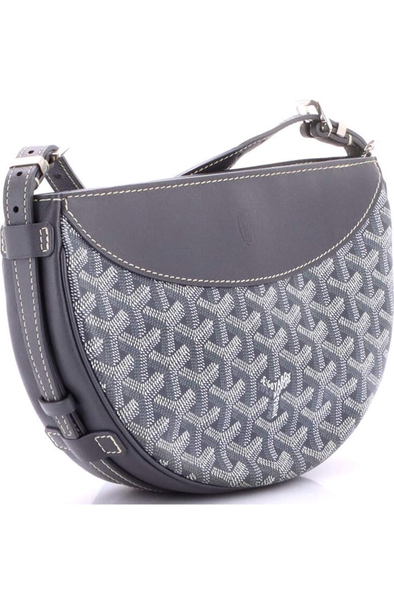 81036096 Hirondelle Shoulder Bag Coated Canvas and Leather, Alternate, color,