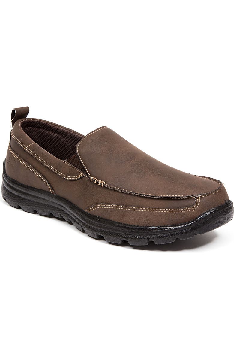 Deer Stags Everest Faux Leather Slip-On - Wide Width Available, Main, color,