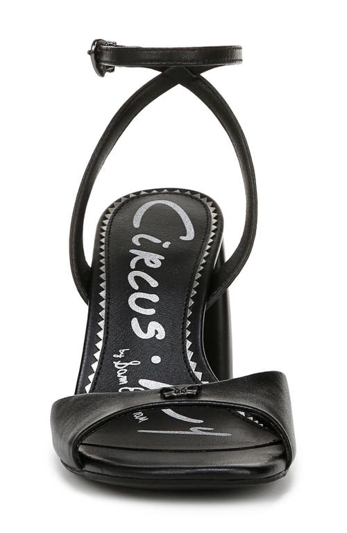 Circus Ny By Sam Edelman Aria Two-piece Block-heel Dress Sandals In Black