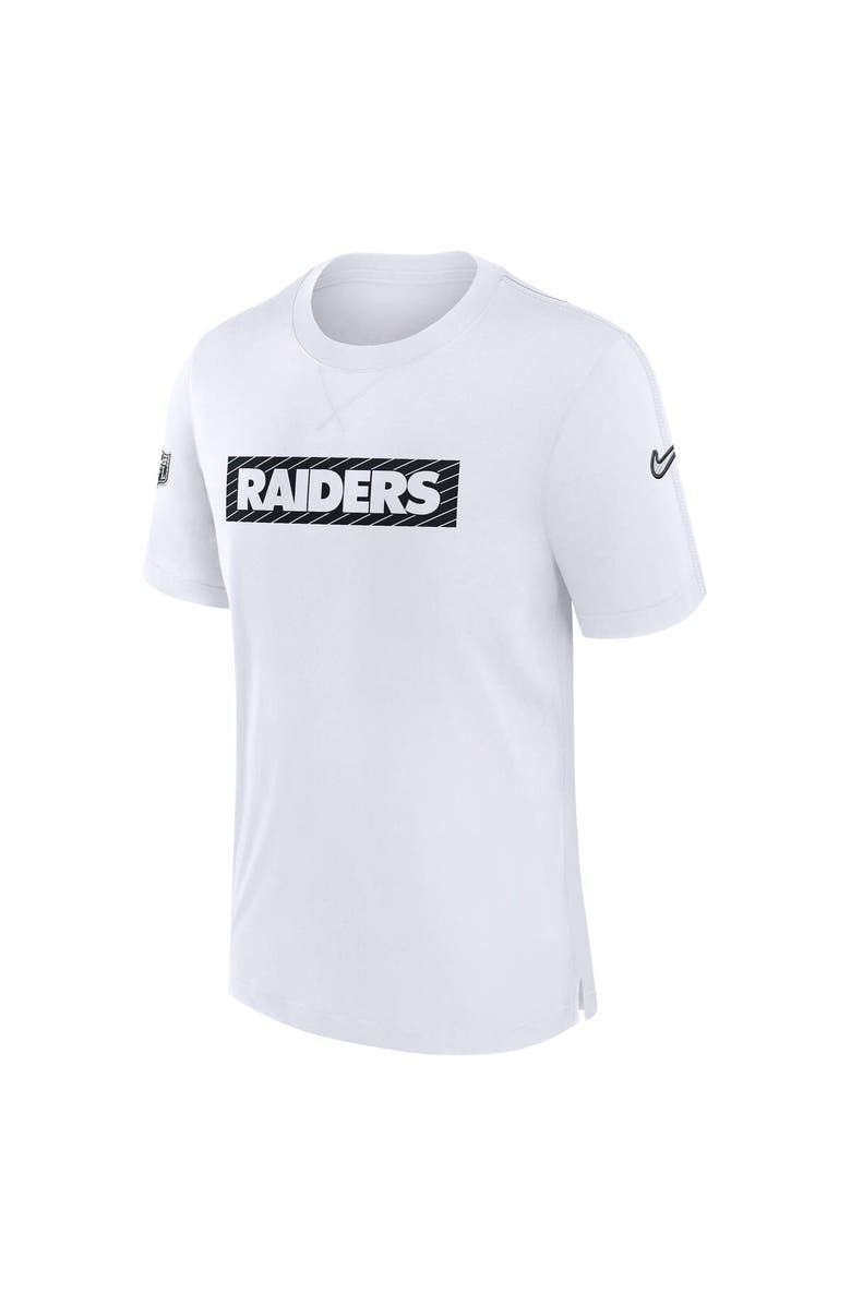 Nike Men's Nike White Las Vegas Raiders Sideline Player Performance T-Shirt, Alternate, color, White
