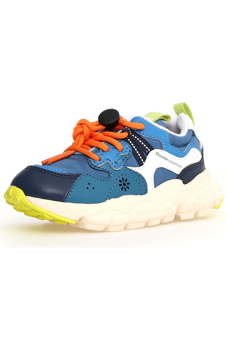 Flower MOUNTAIN Yamano 3 Junior Sneaker, Main, color, Navy-Celeste-Blue