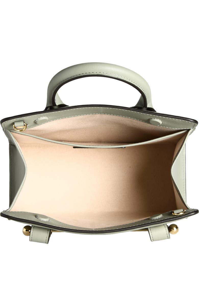 Strathberry Mini Leather Tote, Alternate, color, Library Green