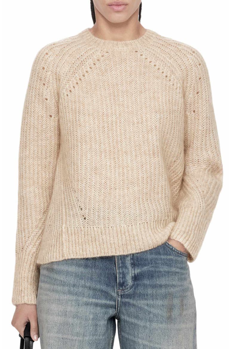 Baven Crewneck Sweater, Main, color, OATMEAL TAUPE